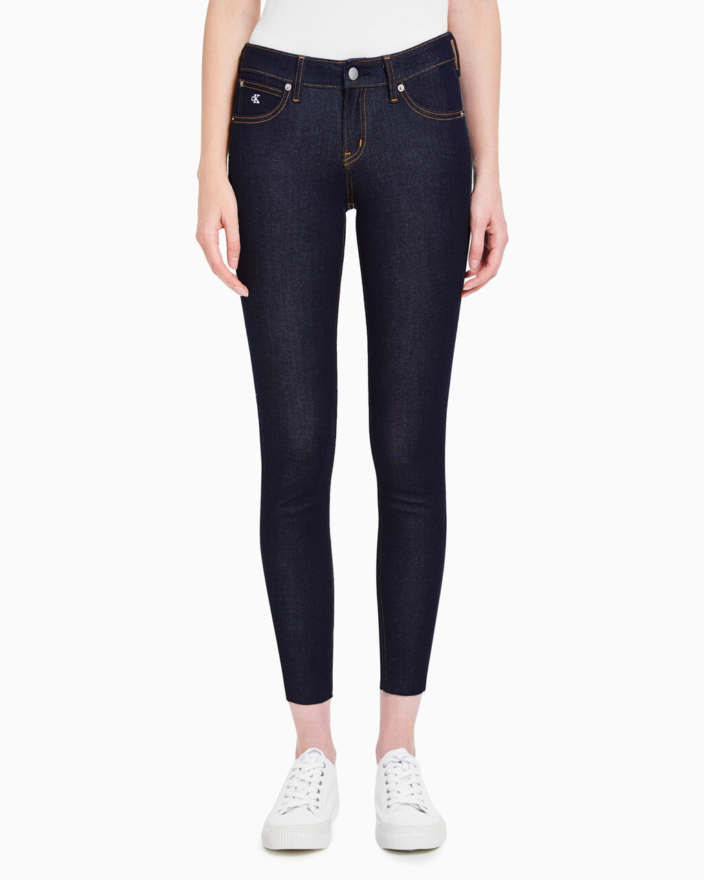 Core Body Fit Jeans, Acd Rinse Raw Hem, hi-res