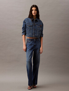 90s Denim Trucker Jacket, CK NO05, hi-res