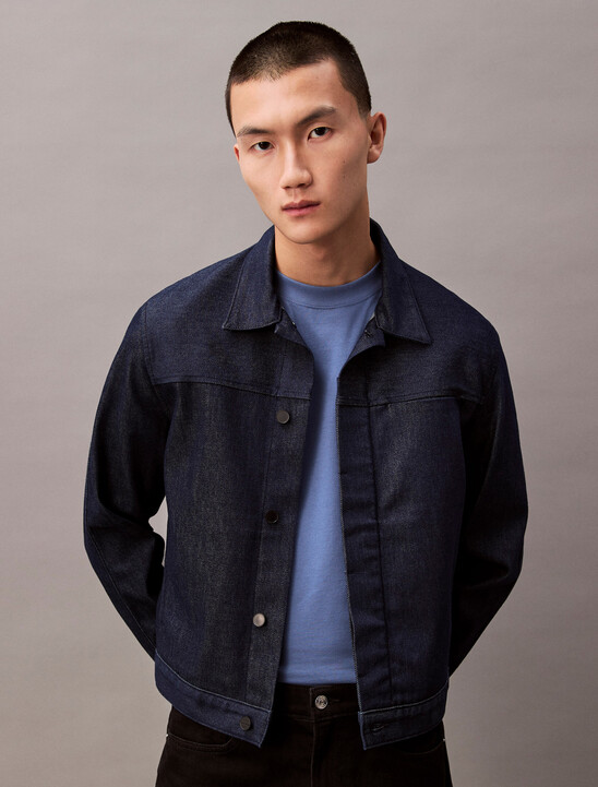 Refined Climate Tech Trucker Jacket