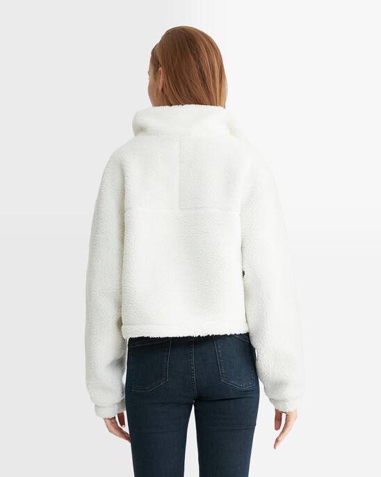 Cropped Sherpa Jacket