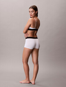 Triangle Bralette - Graphic Monogram Microfibre Stretch, CENT STRIPE ANISE FLOWER, hi-res