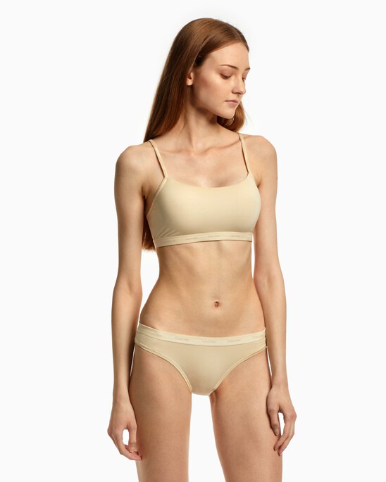 FORM TO BODY NATURAL UNLINED BRALETTE