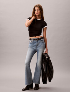 37.5 High Rise Flared Jeans, GLEN COVE 37.5, hi-res