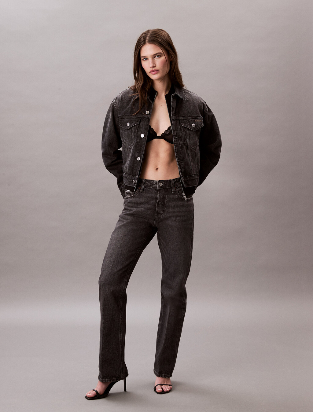 Relaxed Bootcut Jeans, BLACK FOG, hi-res