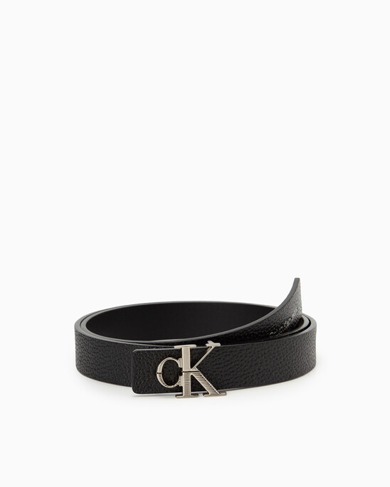 MONOGRAM BUCKLE REVERSIBLE BELT 25MM