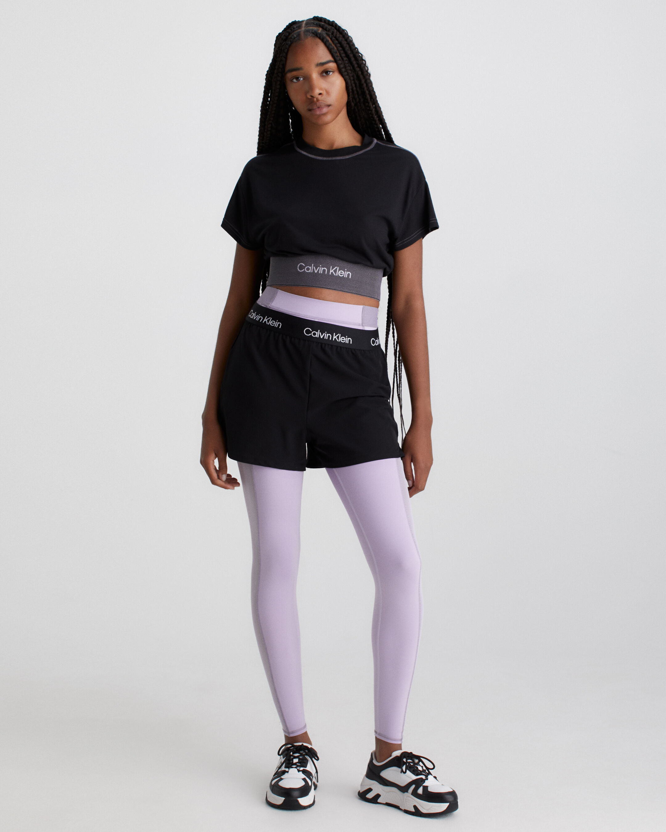 Calvin klein shorts online and crop top