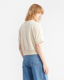 INFINITE COOL FRONT KNOT TEE, Classic Beige, hi-res