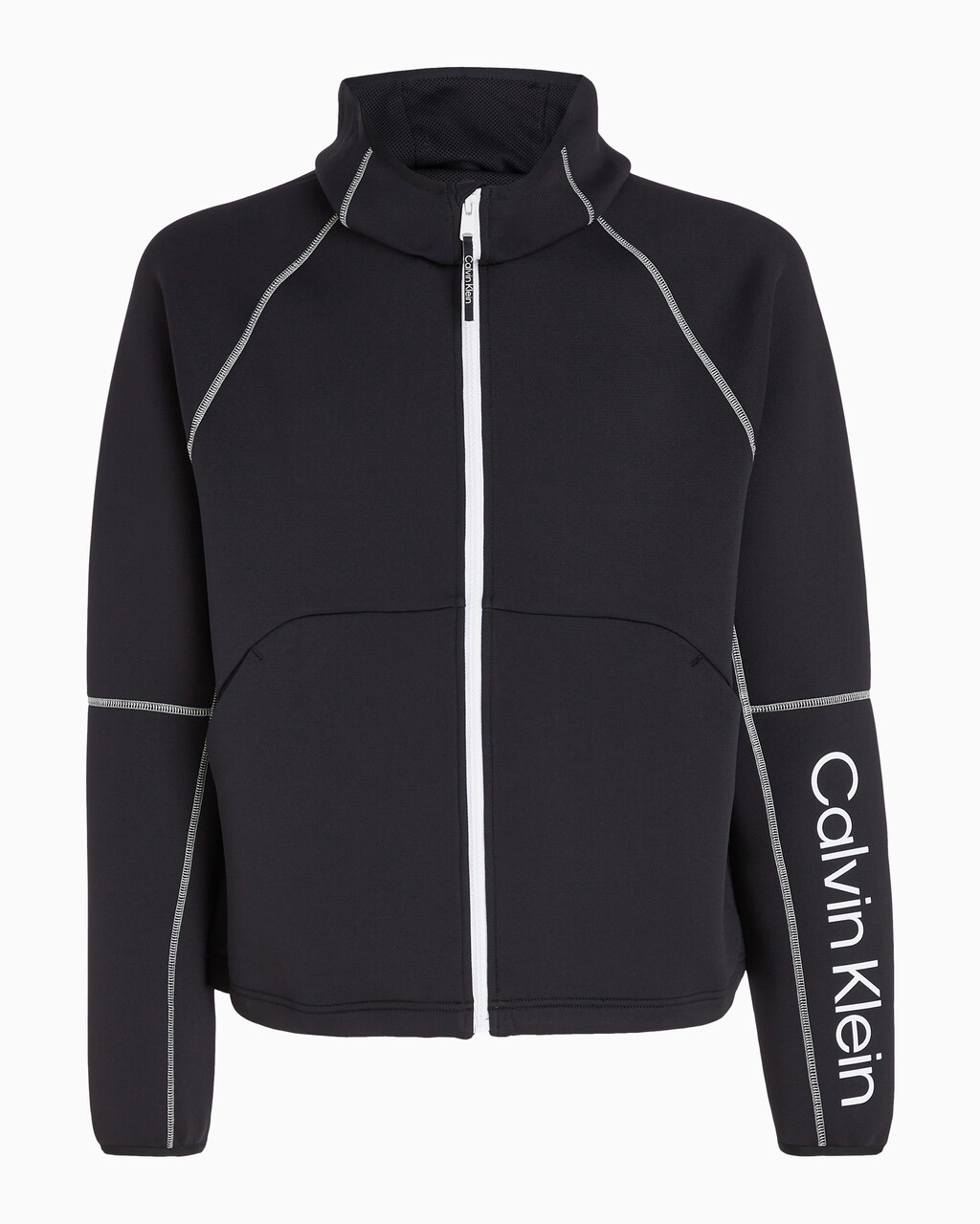 Zip Up Logo Hoodie, BLACK BEAUTY, hi-res