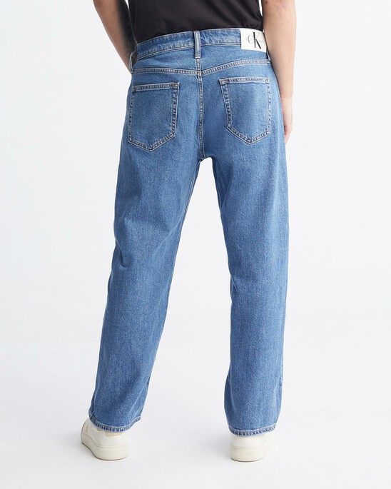 Recycled Cotton 90s Straight Cropped Jeans