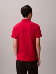 Luxe Tipped Slim Polo, Scooter, hi-res