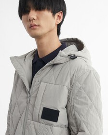 PACKABLE DOWN JACKET, Mercury Grey, hi-res