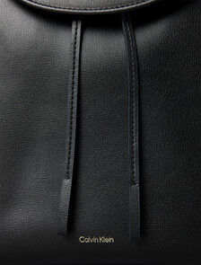 Foil Logo Flap Backpack, Black/Toasted Coconut, hi-res
