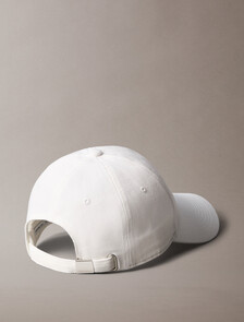 Twill Logo Cap, Bright White, hi-res