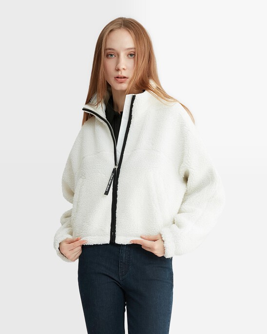 Cropped Sherpa Jacket