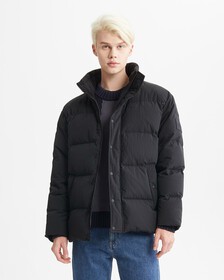 MODERN NEUTRALS OVERSIZED PUFFER JACKET, Ck Black, hi-res