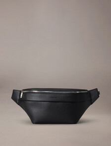 Micro Pebble Waist Bag, Black, hi-res