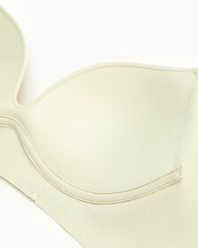 INVISIBLES LACE PUSH UP PLUNGE BRA, Desert Sand Dune, hi-res