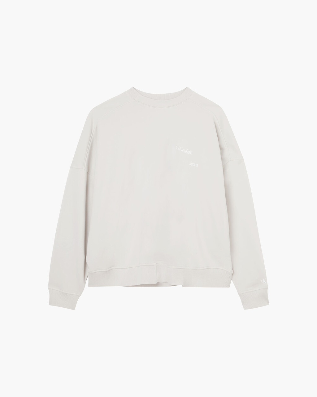 GENDER FLUID DISRUPTED LOGO SWEATSHIRT, Eggshell, hi-res