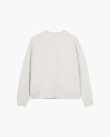 GENDER FLUID DISRUPTED LOGO SWEATSHIRT, Eggshell, hi-res
