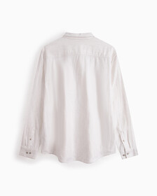 Double Pocket Melange Button-Down Shirt, Lunar Rock, hi-res