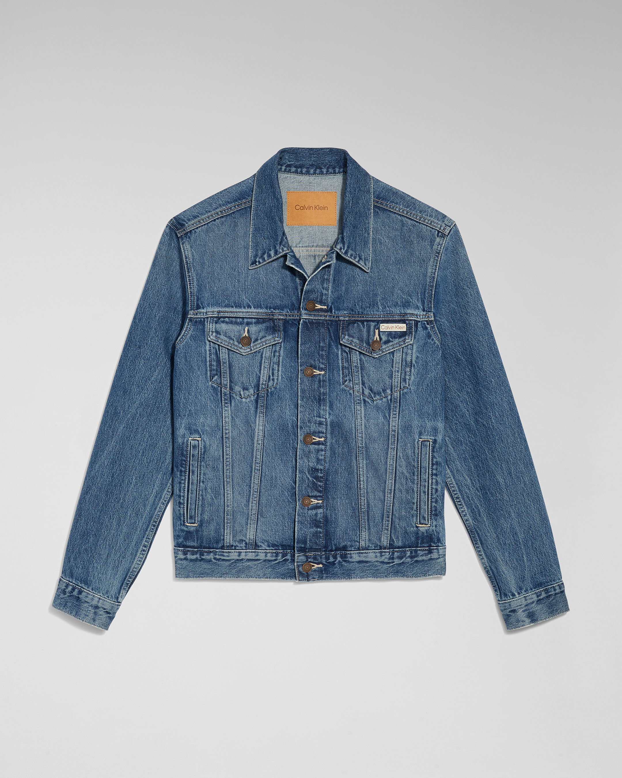 Calvin klein denim trucker jacket 2025