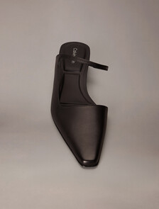 Set Back Heel Pump, Black, hi-res