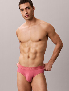 CK Black Cotton Stretch Hip Brief, Brilliant Pink, hi-res