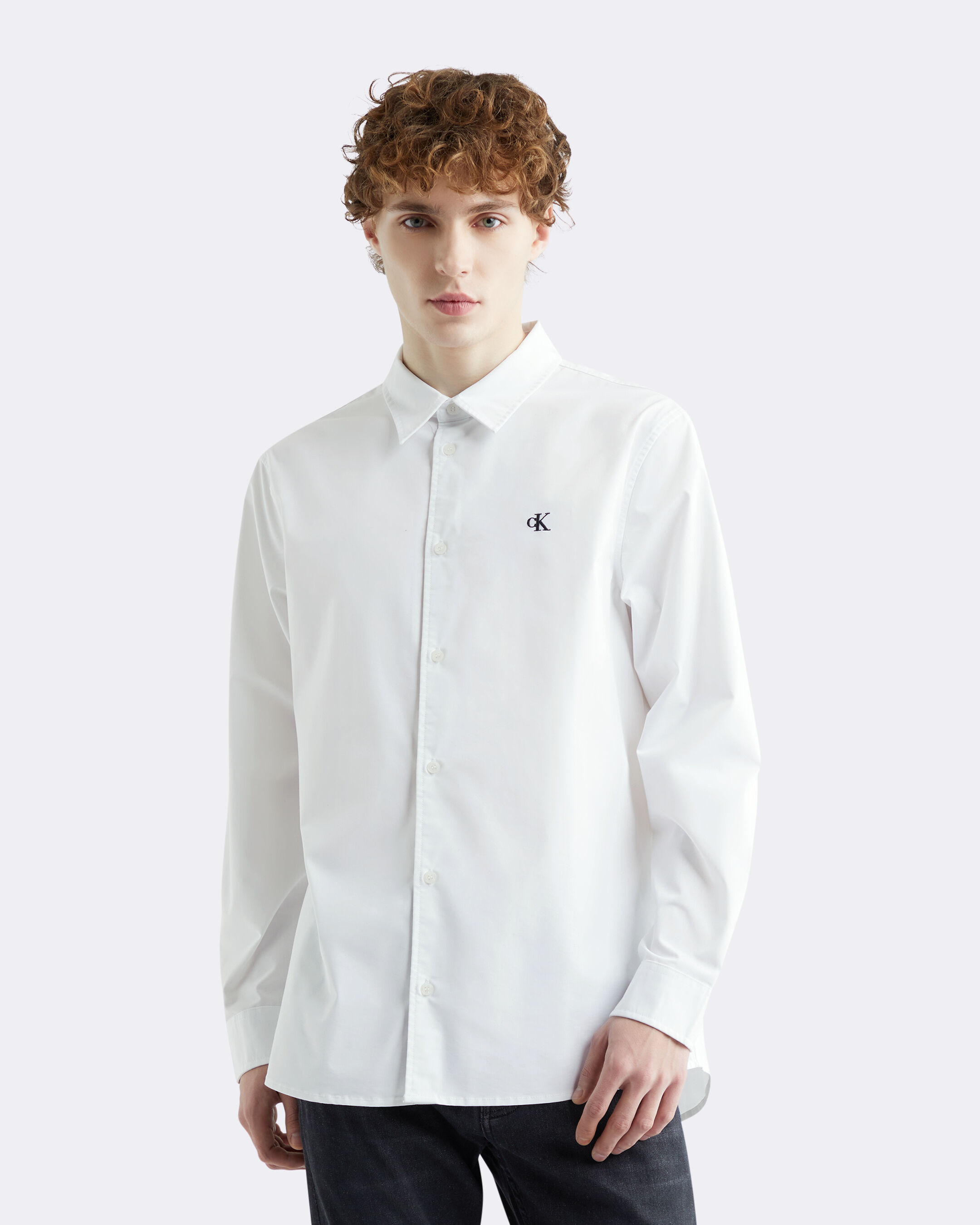 Ck white shirt top
