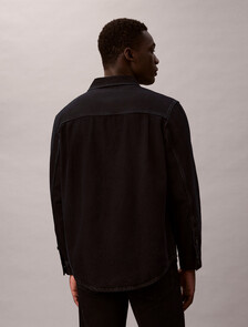 90's Denim Overshirt, BLUE BLACK STONE, hi-res