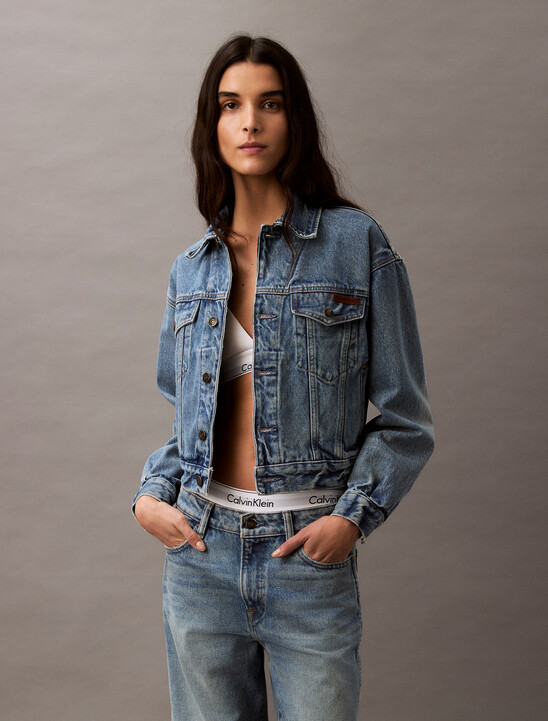 90s Denim Trucker Jacket