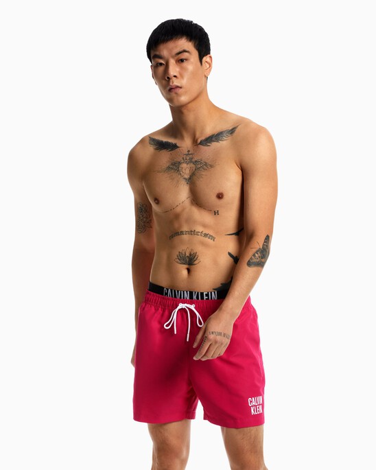 INTENSE POWER DOUBLE WAISTBAND SWIM SHORTS