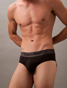Brushed Micro Jersey Hipster Brief, Black, hi-res