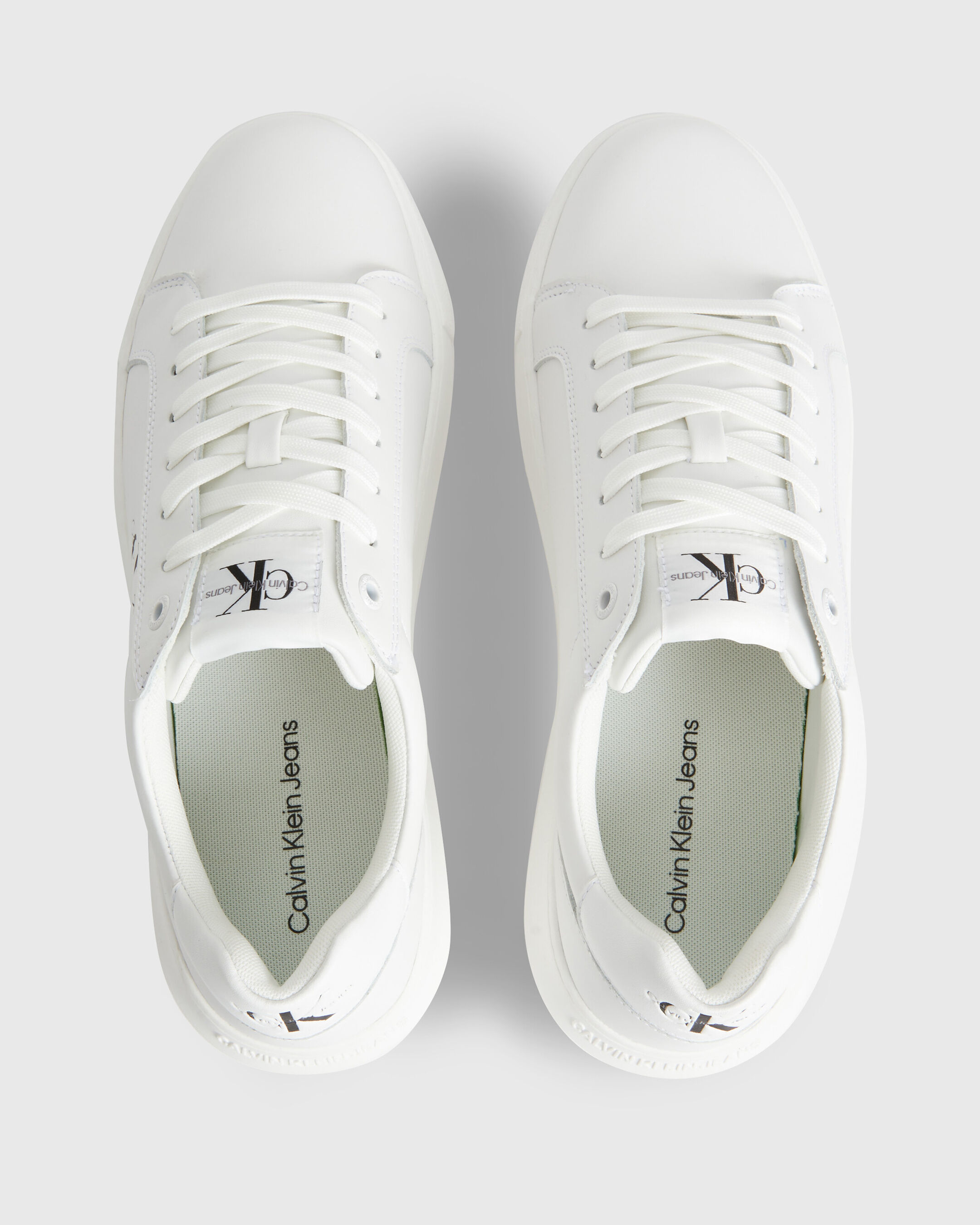 Calvin klein white shoes hot sale