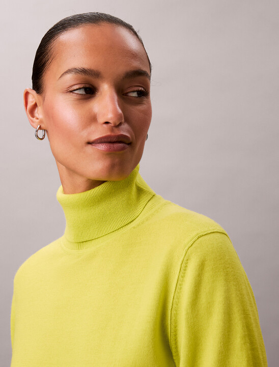 Merino Wool Turtleneck Jumper