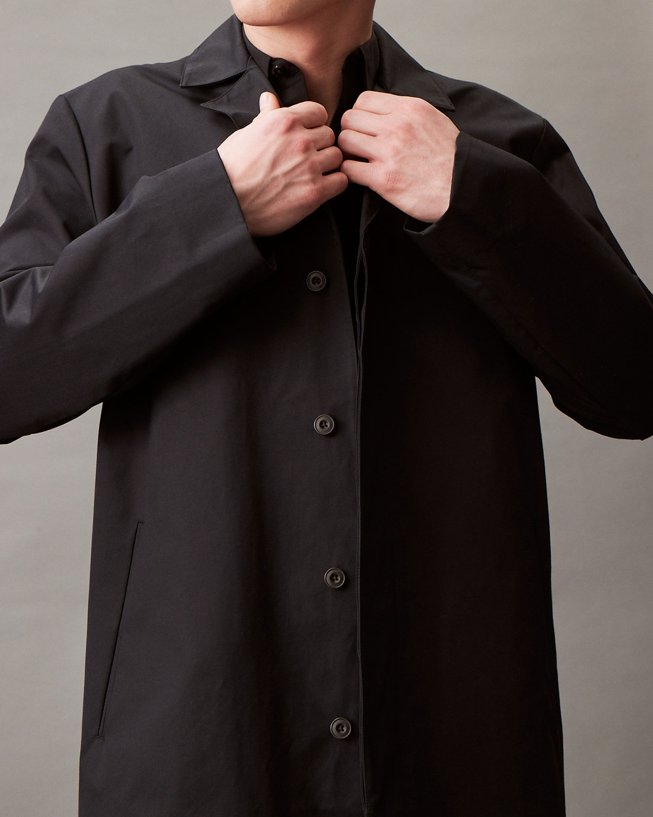 Calvin klein classic coat hotsell