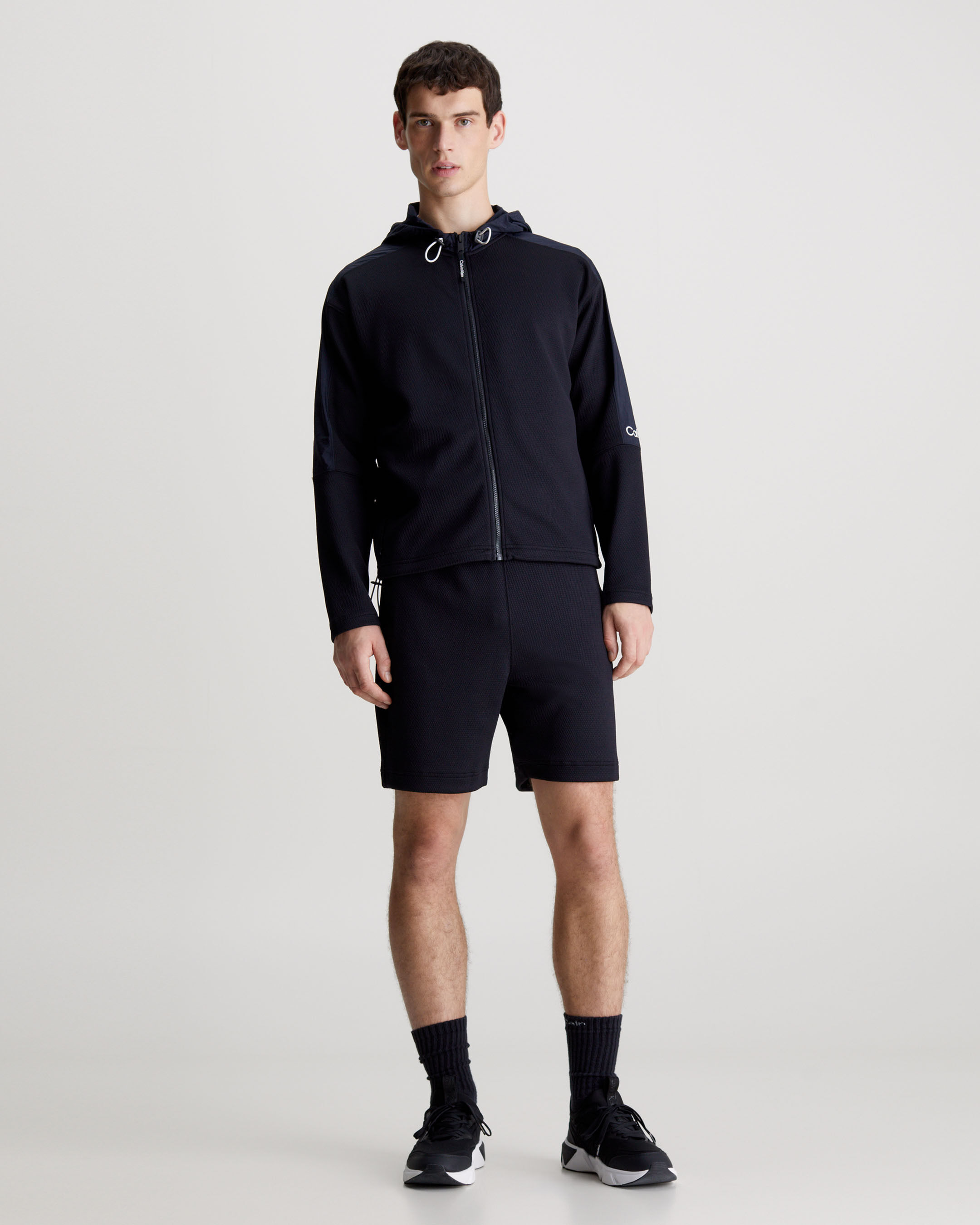 Mens black clearance calvin klein hoodie