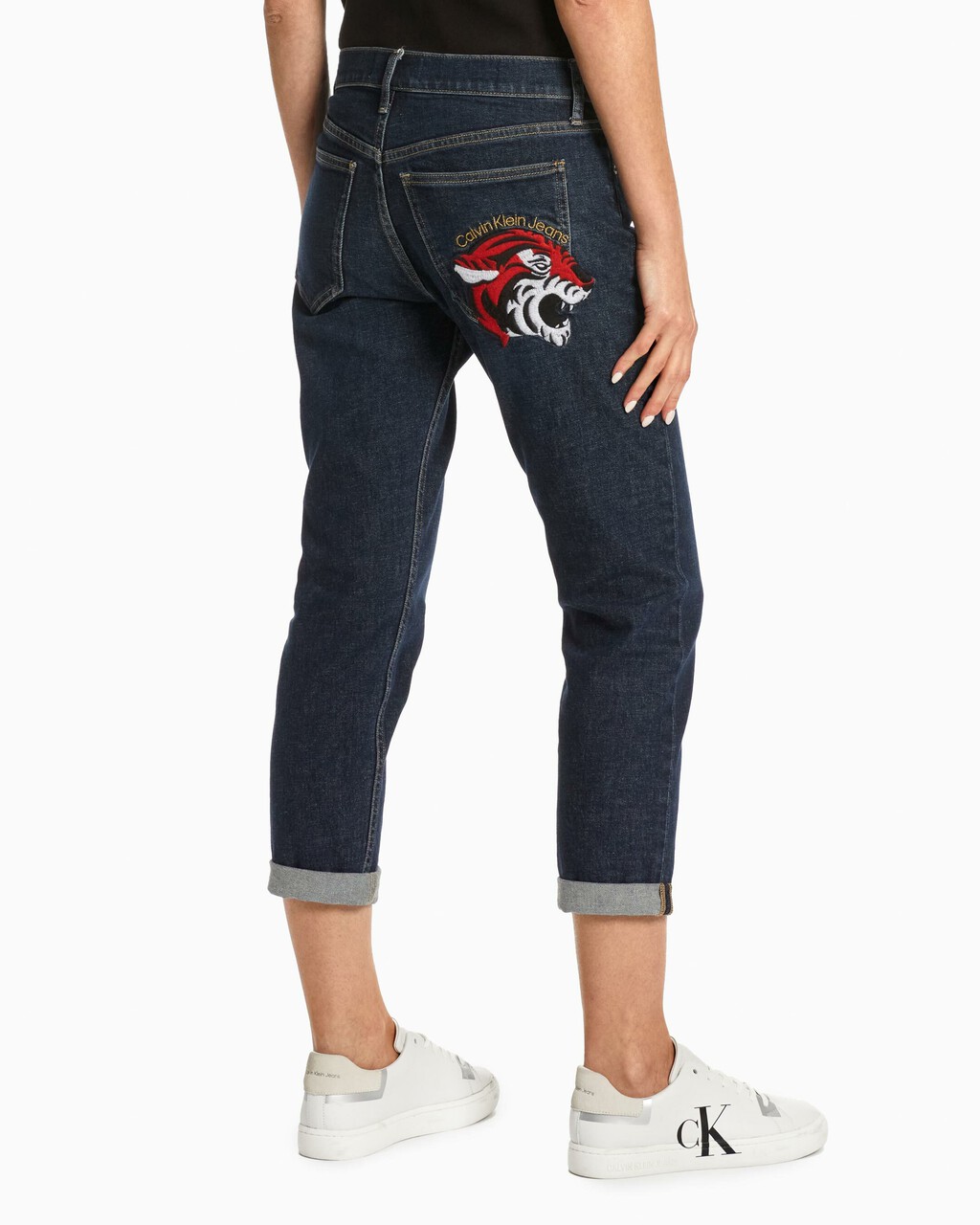 CKJ 061 CNY CAPSULE MID RISE BOY JEANS, Psa Dark Blue, hi-res