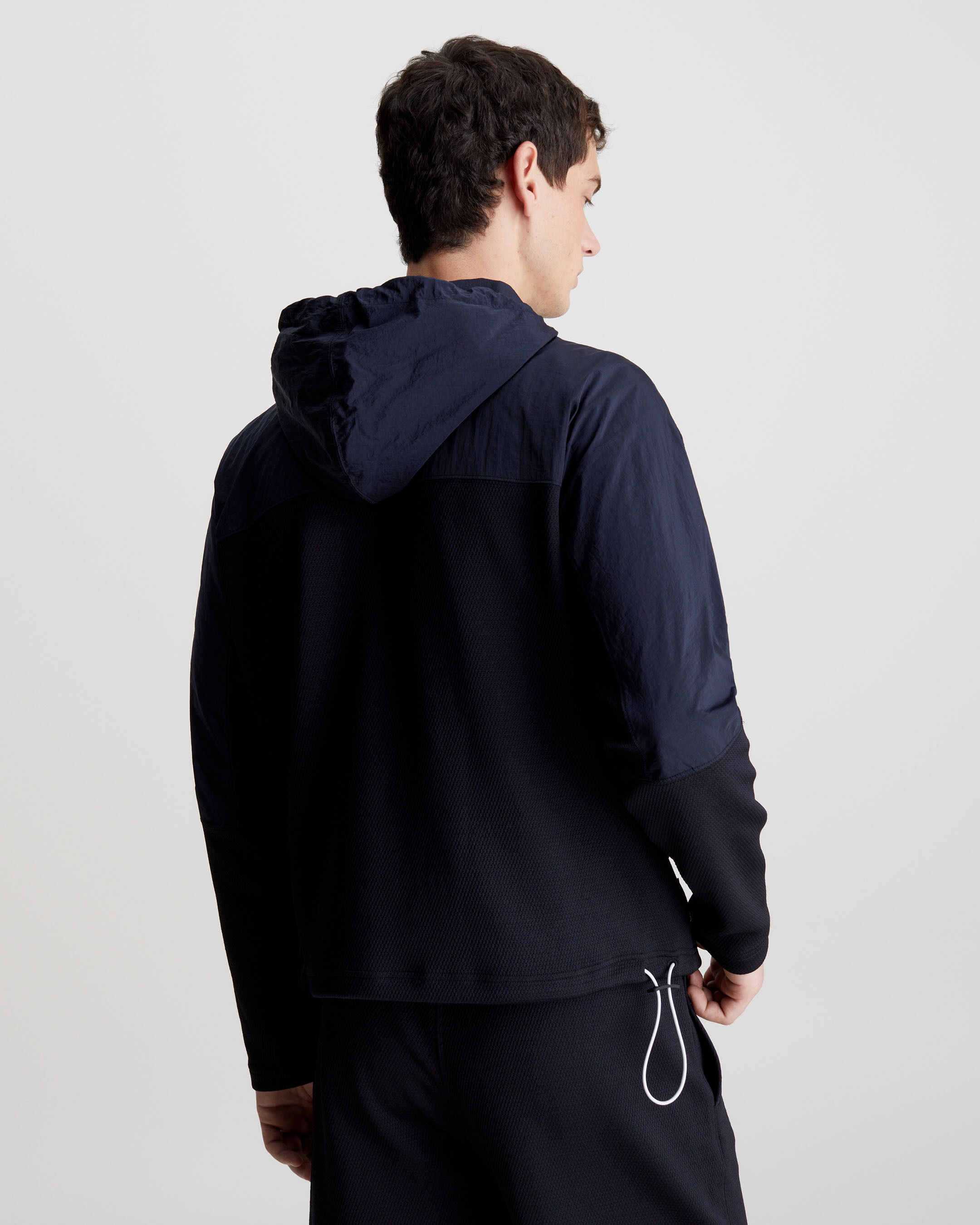 Mens black calvin klein hoodie store
