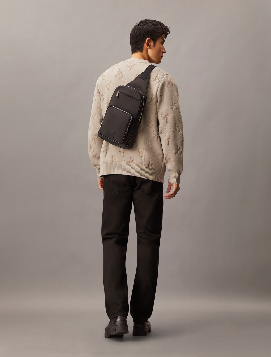 Utility Sling Bag, Black, hi-res