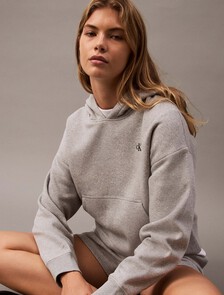 Archive Logo Fleece Hoodie, Heroic Gray Heather, hi-res