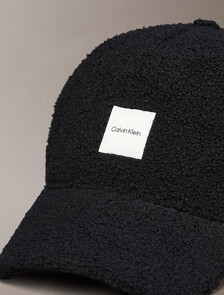 Boucle Baseball Cap, Black, hi-res