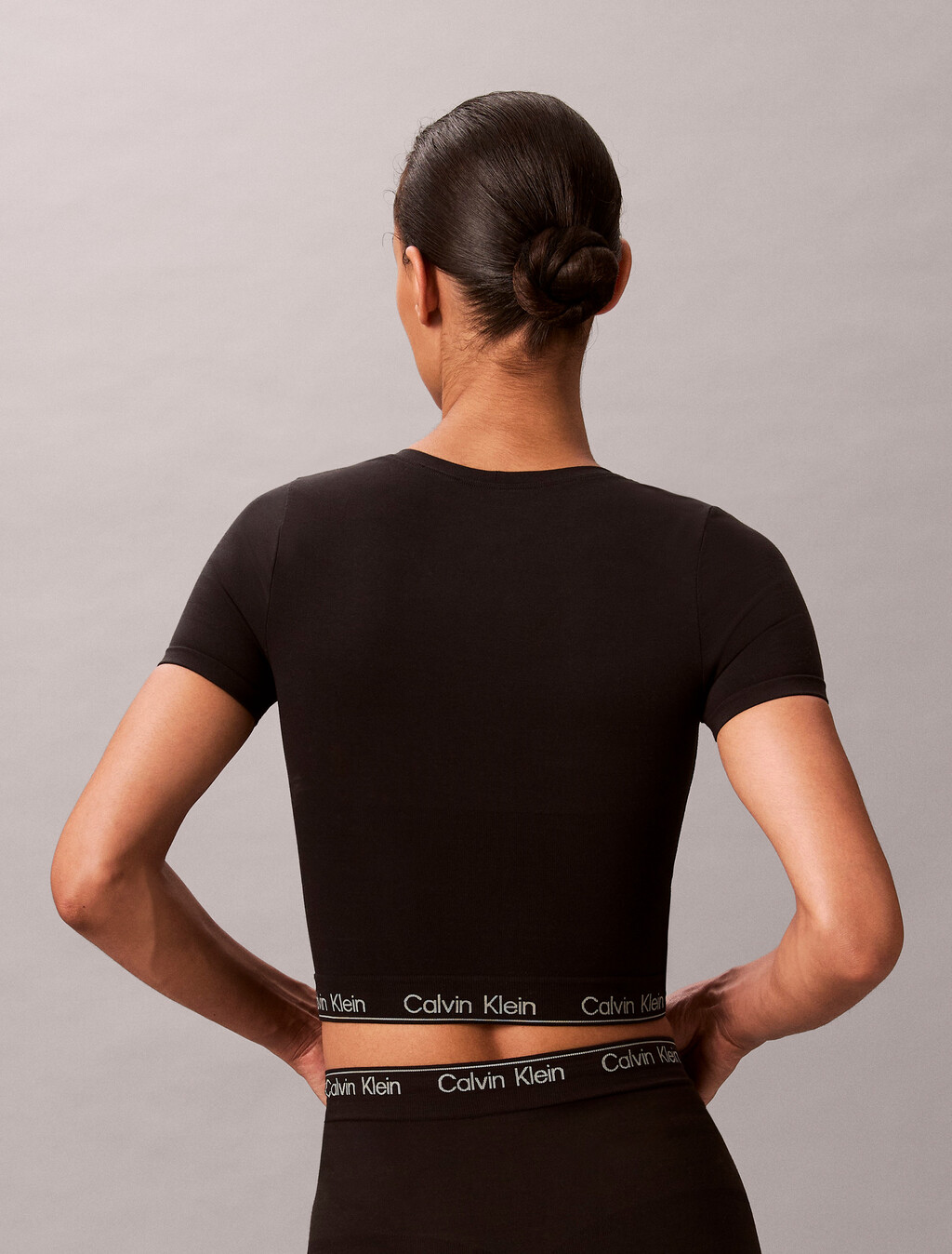 Shapewear Short Sleeve Top - Icon, Black, hi-res