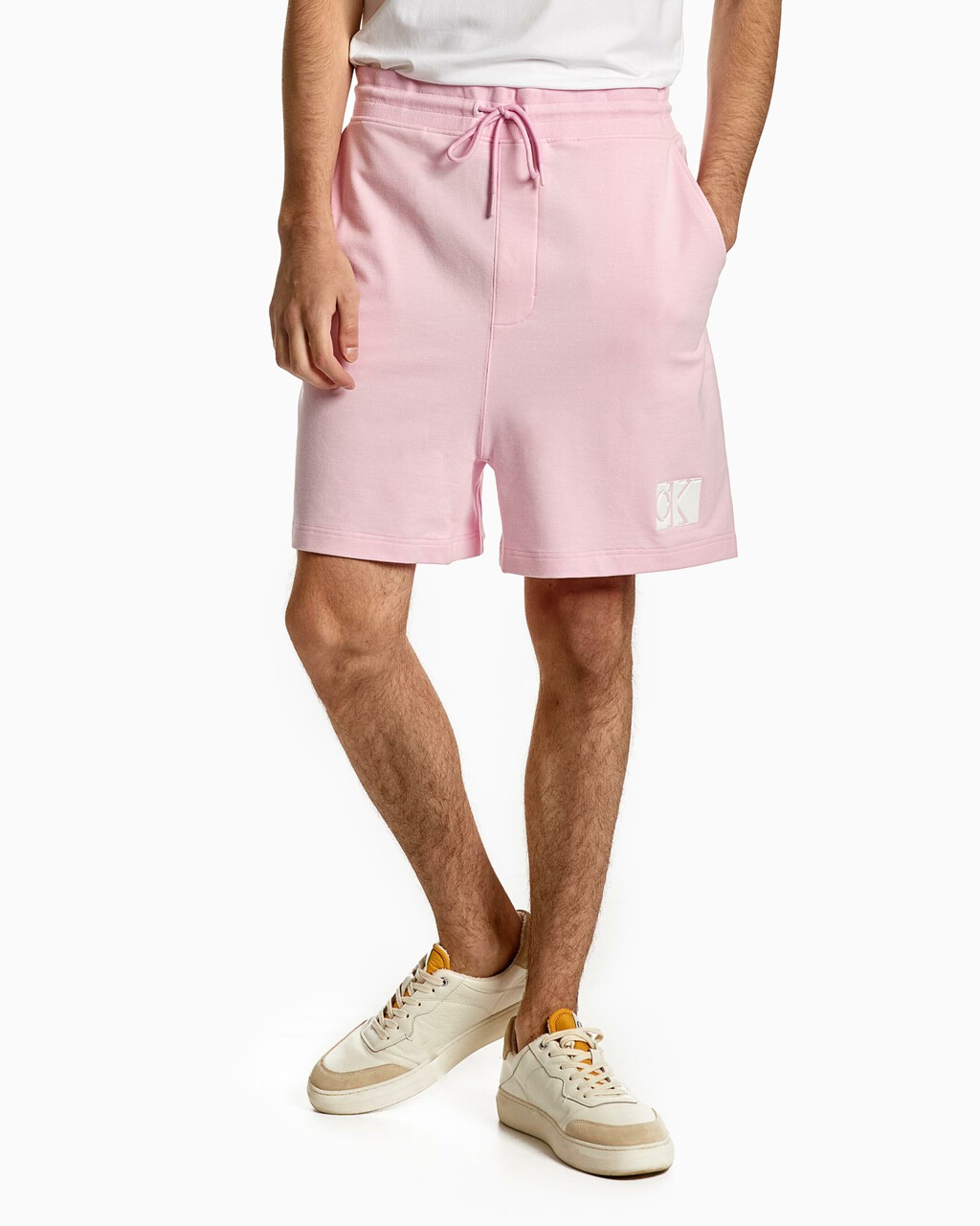 EMBOSSED LOGO SWEATSHORTS, BELLA, hi-res