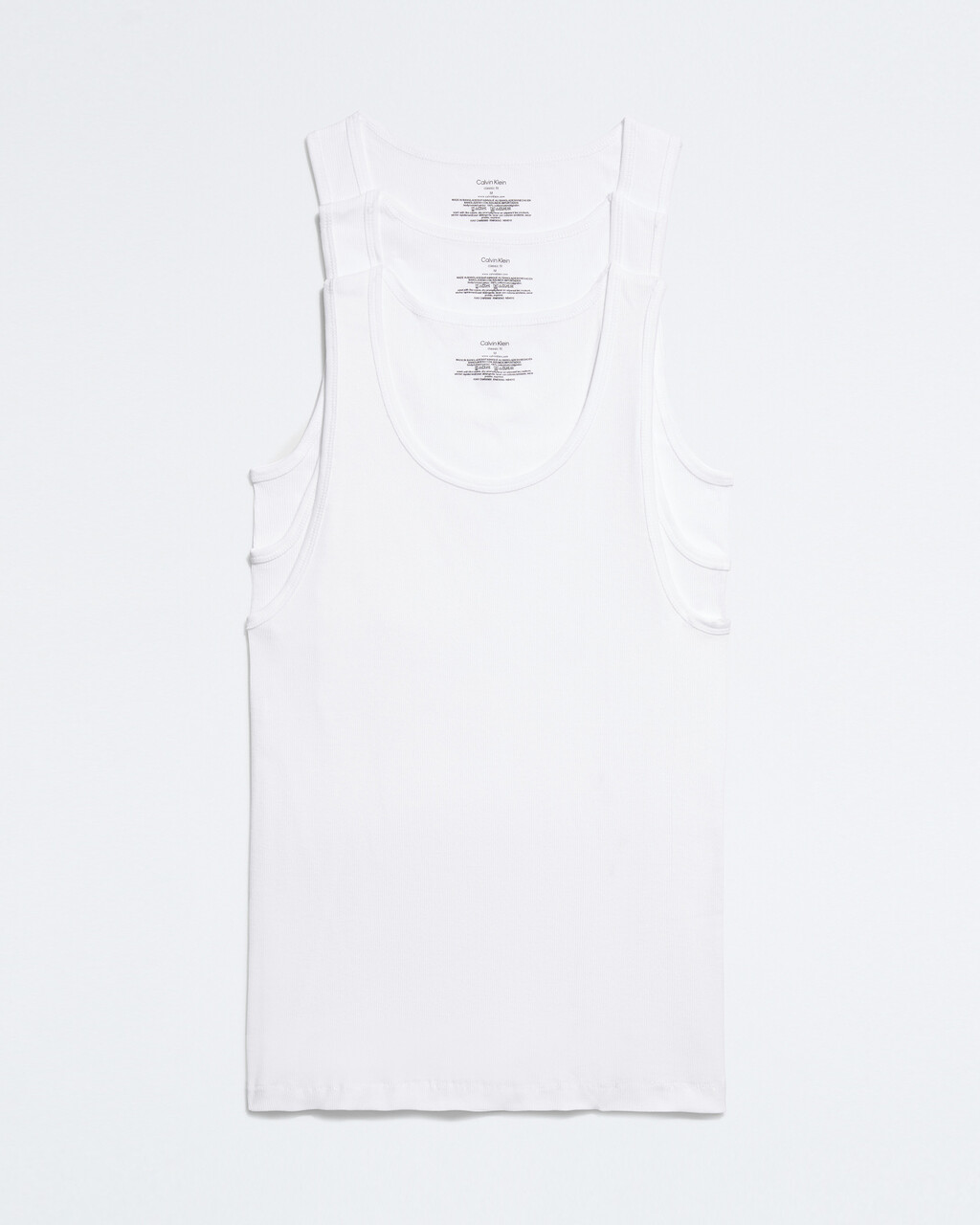 Cotton 3-Pack Tank Top, 3 WHITE (Legacy 100), hi-res