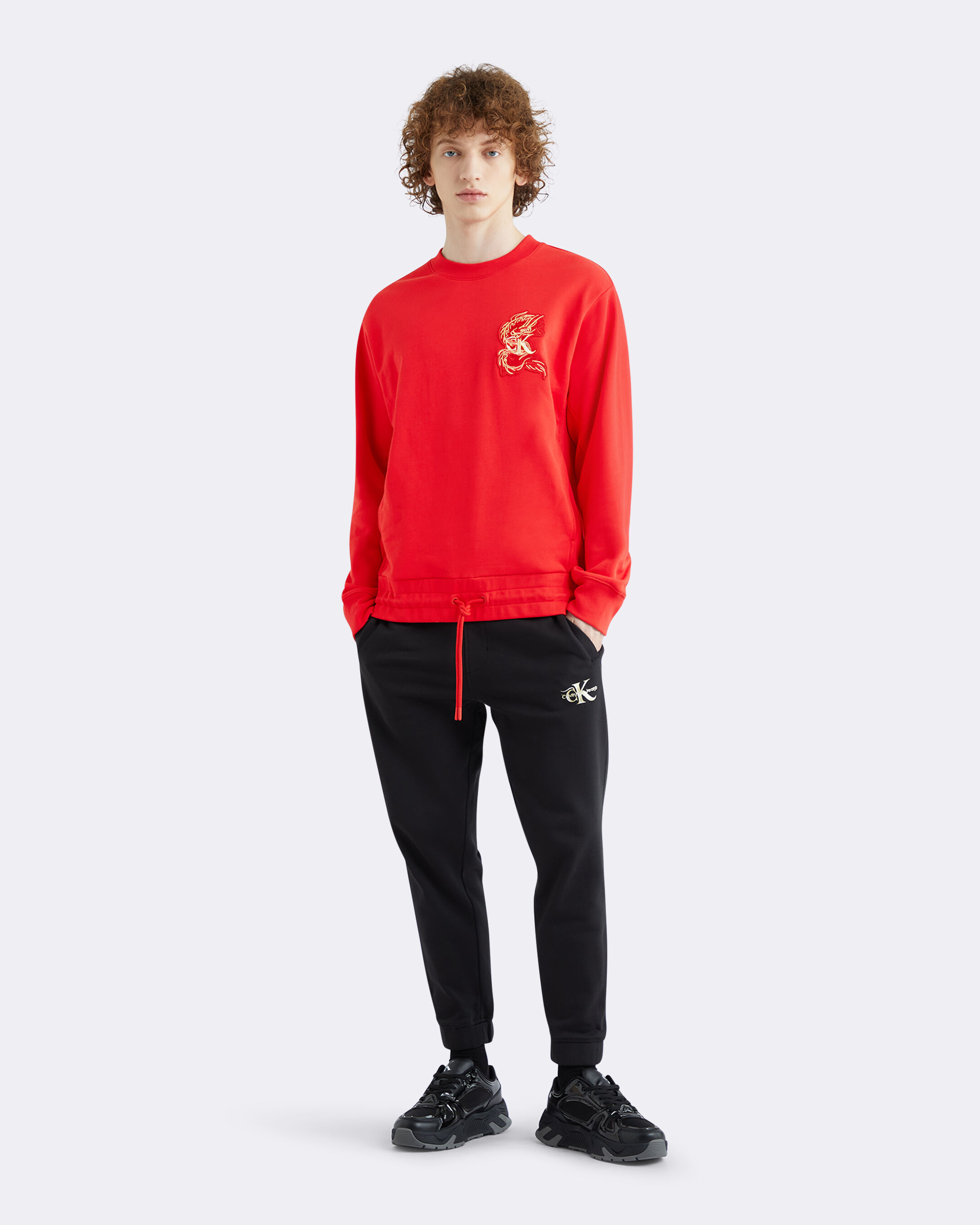 Red online sweat shirt