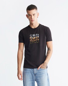 Multi Layering Logo Tee, Ck Black, hi-res
