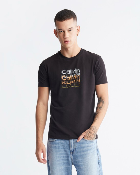 Multi Layering Logo Tee