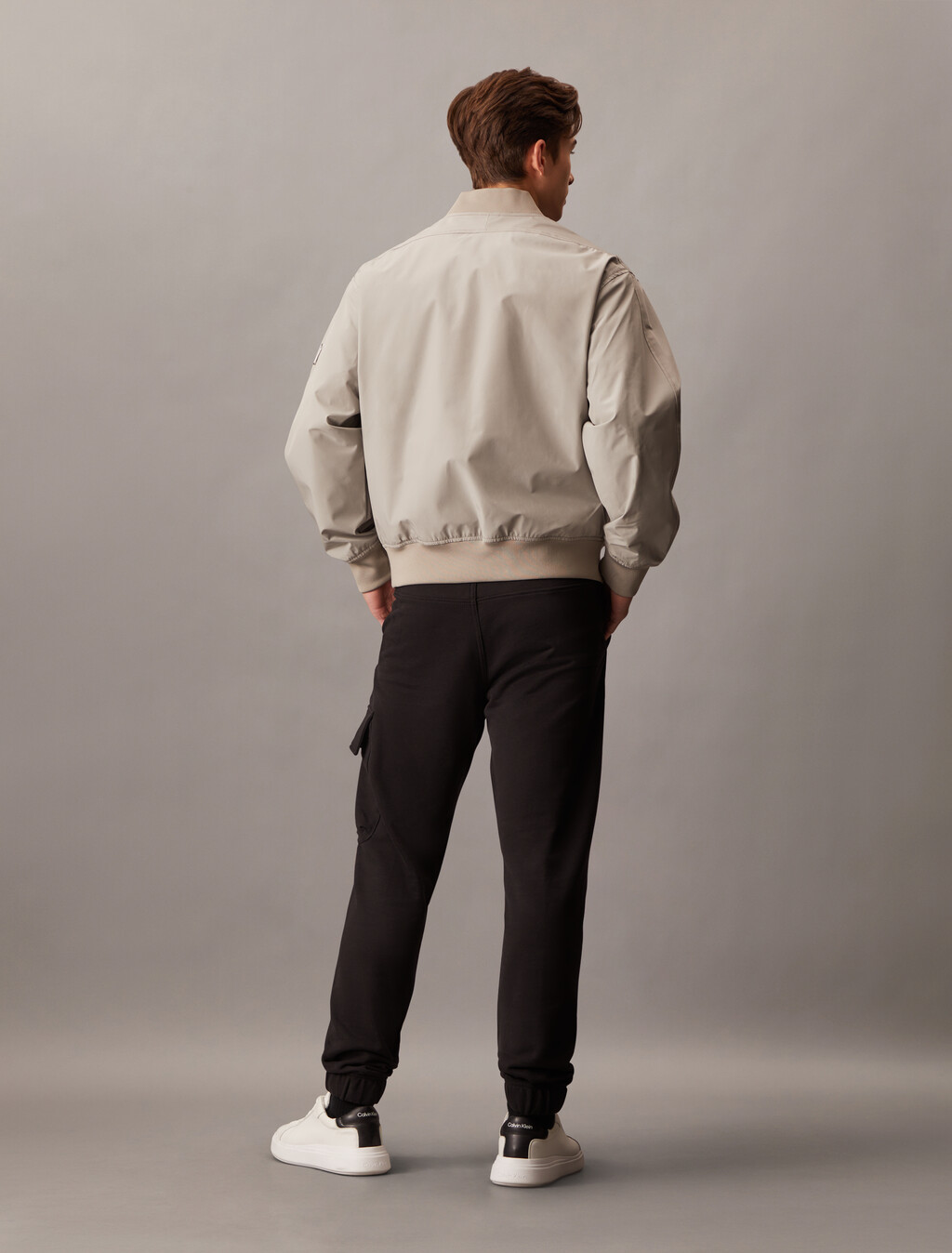 Woven Label Sweatpants, Ck Black, hi-res