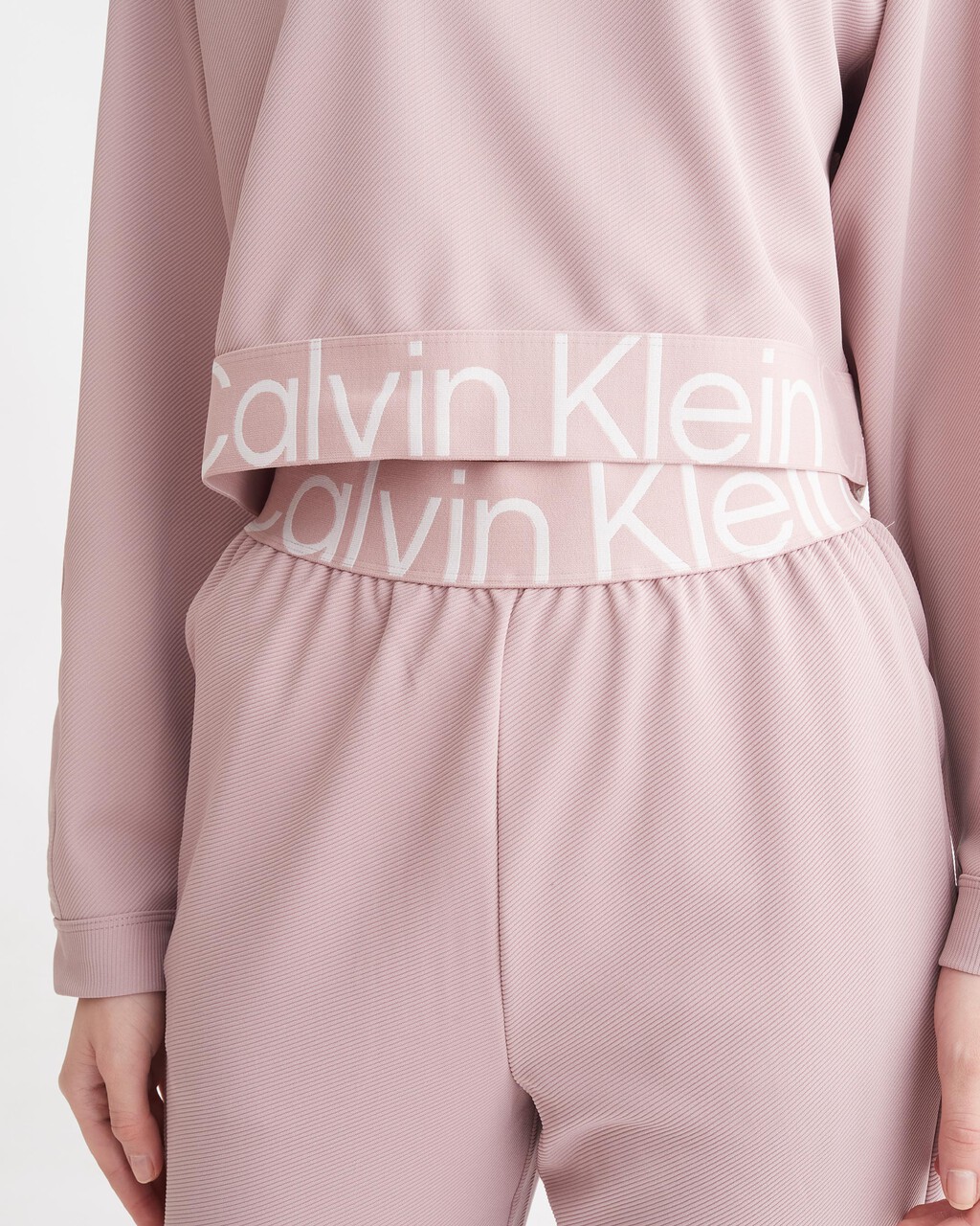 CK EFFECT PULLOVER SWEATSHIRT, GRAY ROSE, hi-res
