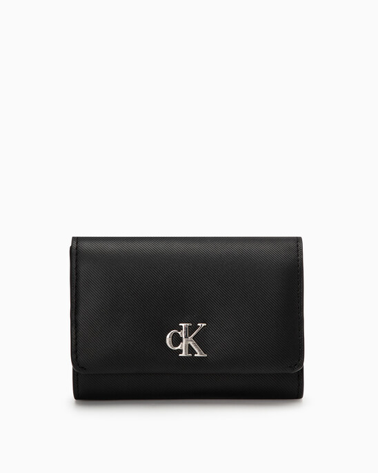 Minimal Monogram Medium Trifold Wallet